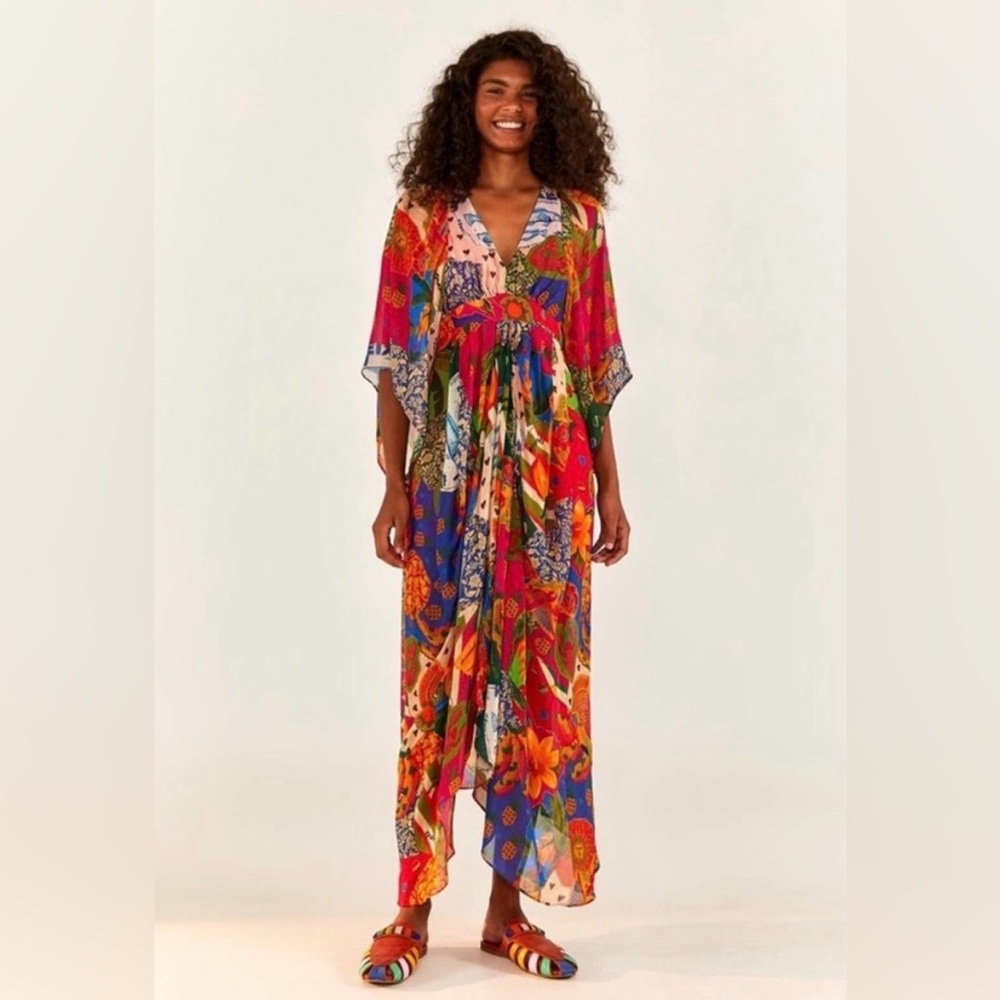 FARM Rio Sunny Mix Floral Maxi Dress